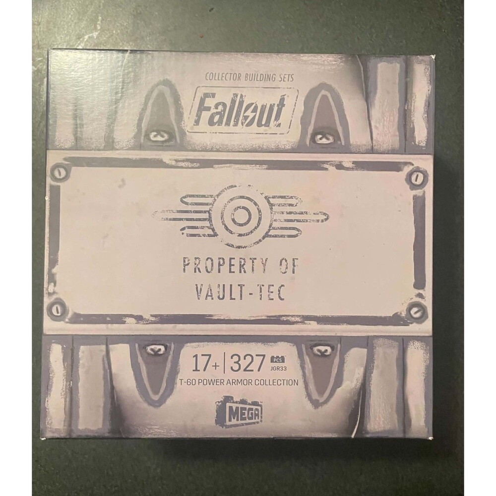 MEGA Fallout T-60 Power Armor Collection Set With 5 Figures (327 pcs) New Sealed